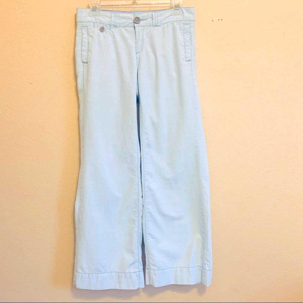 Anthropology Pilcro Seafoam Summer Sounds Pants Size 26